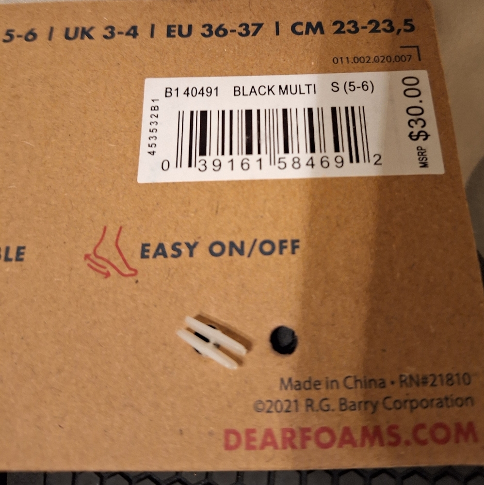 NWT DF Adapt Slippers - Picture 5 of 5